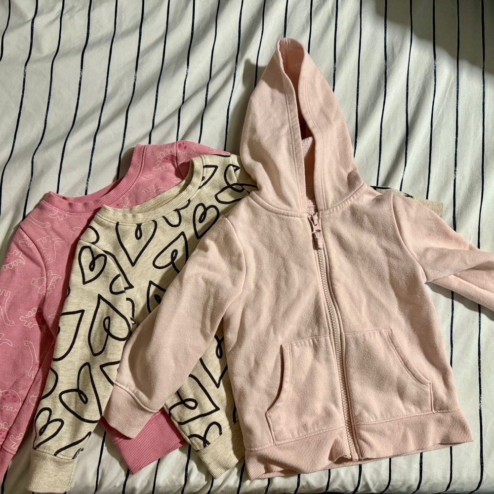 (3) Cat & Jack 2T Sweaters